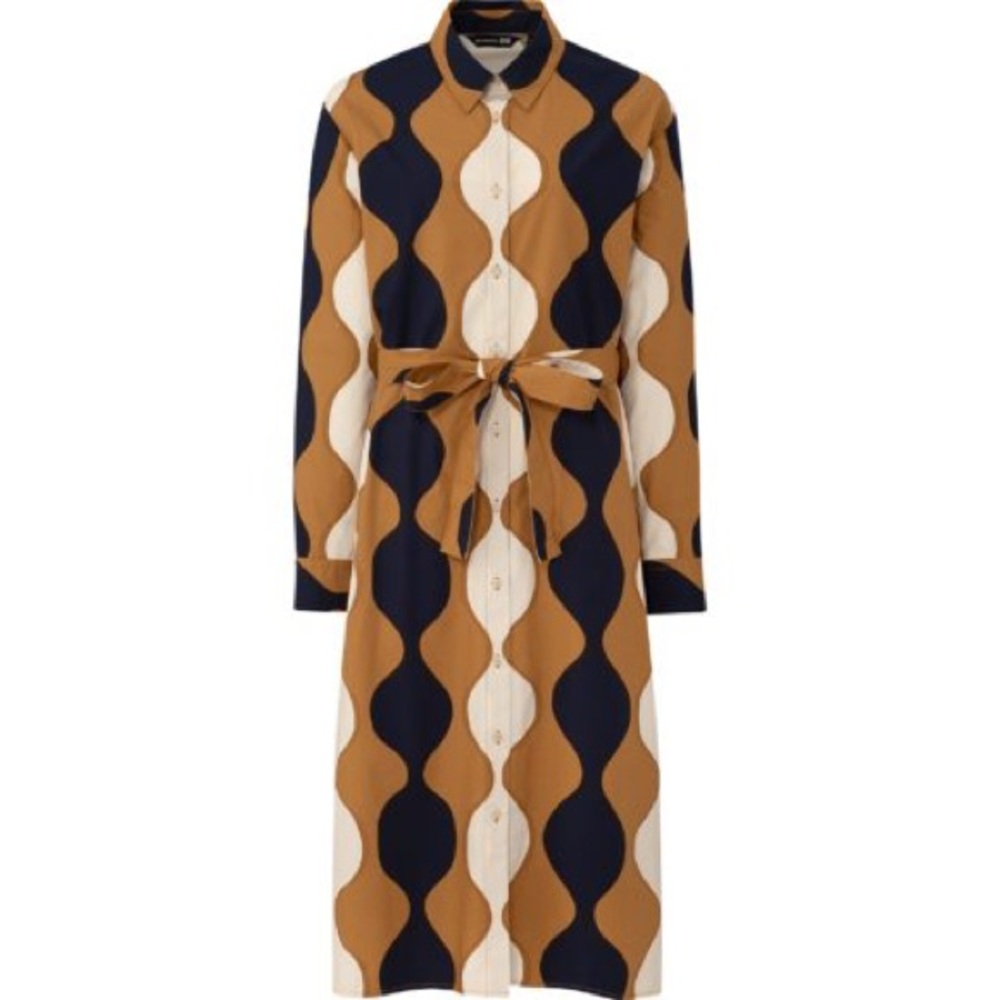 Marimekko Cotton Poplin Shirt Dress